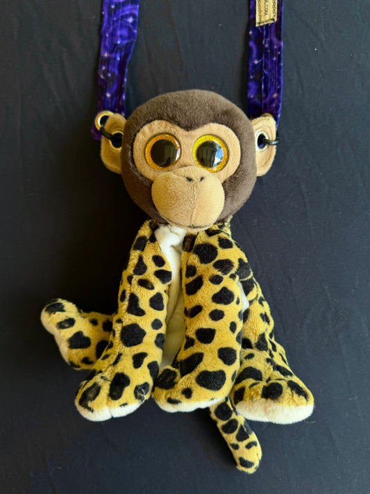 Monkey + cheetah hybrid side bag
