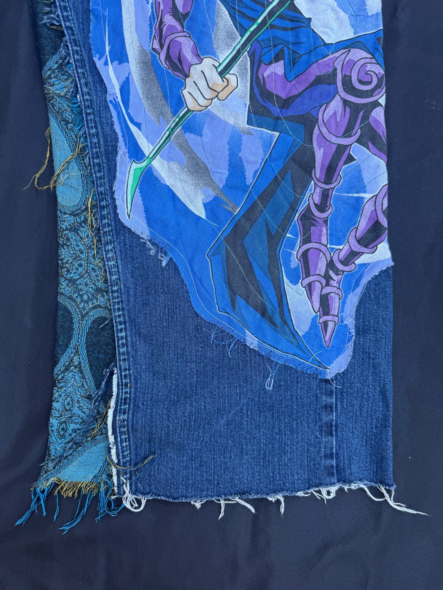 Yu-gi-oh the dark magician patch jeans
