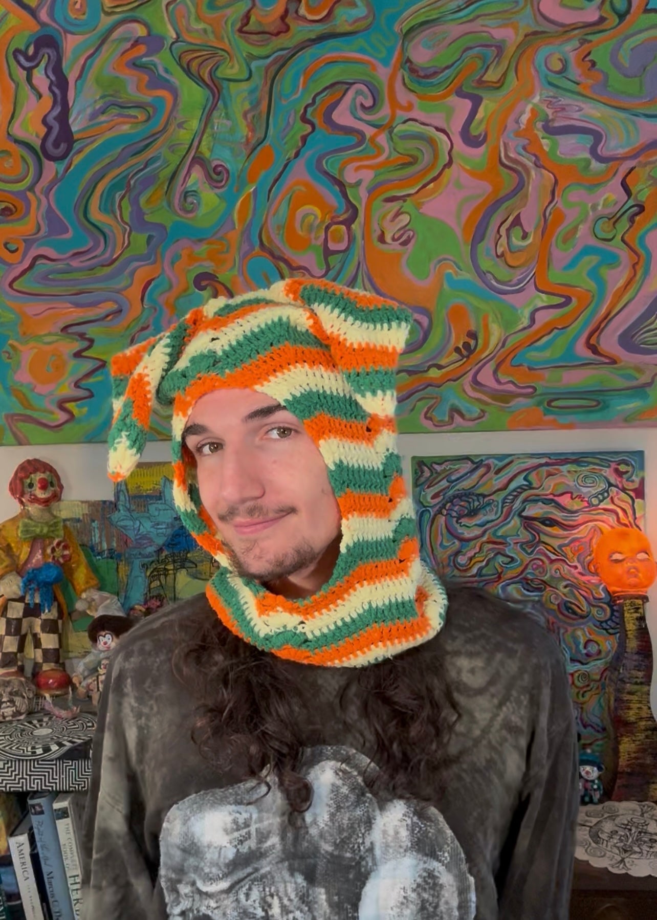 Crochet mask