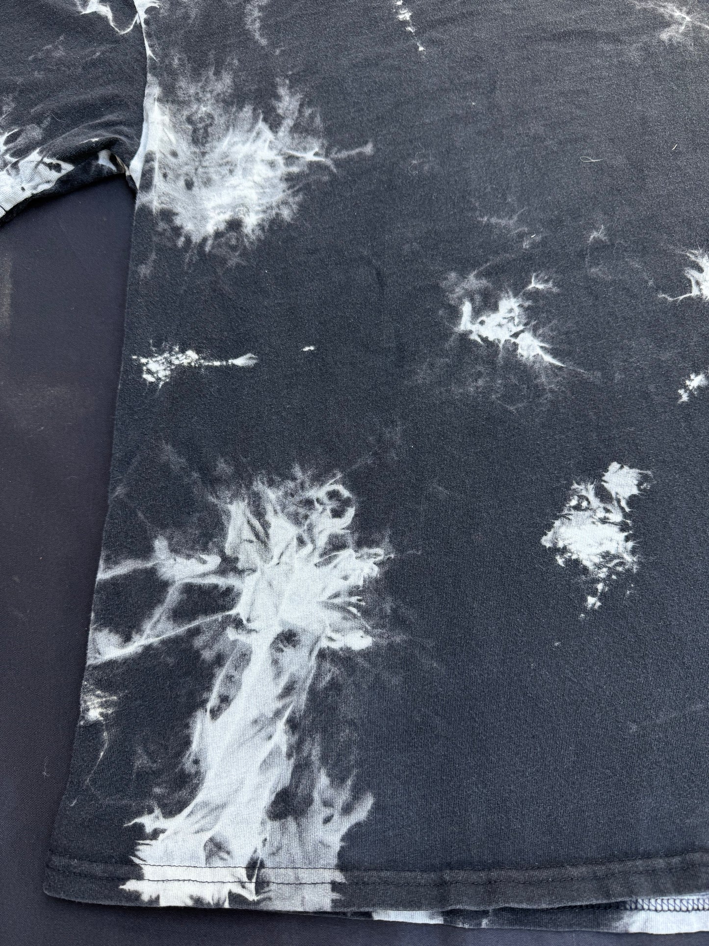 Three headed snail patch tie dye t shirt