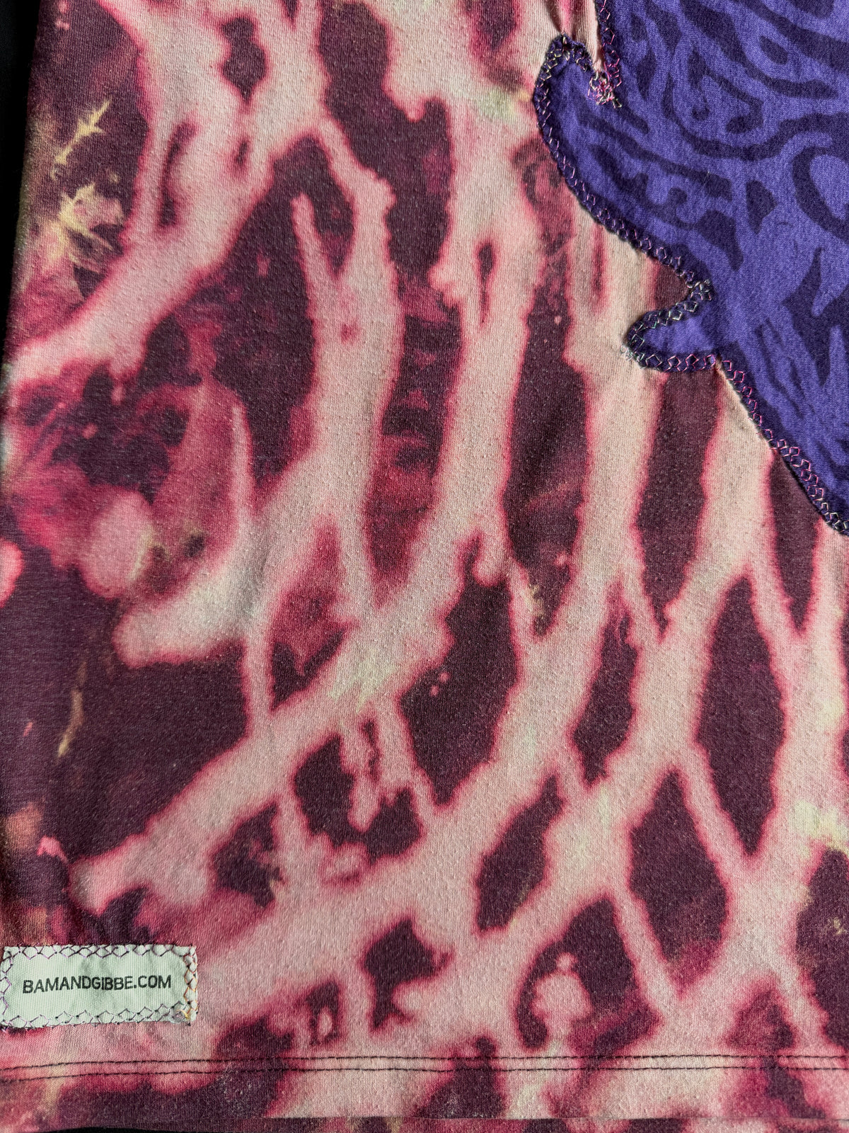 ONI bleach dyed t-shirt