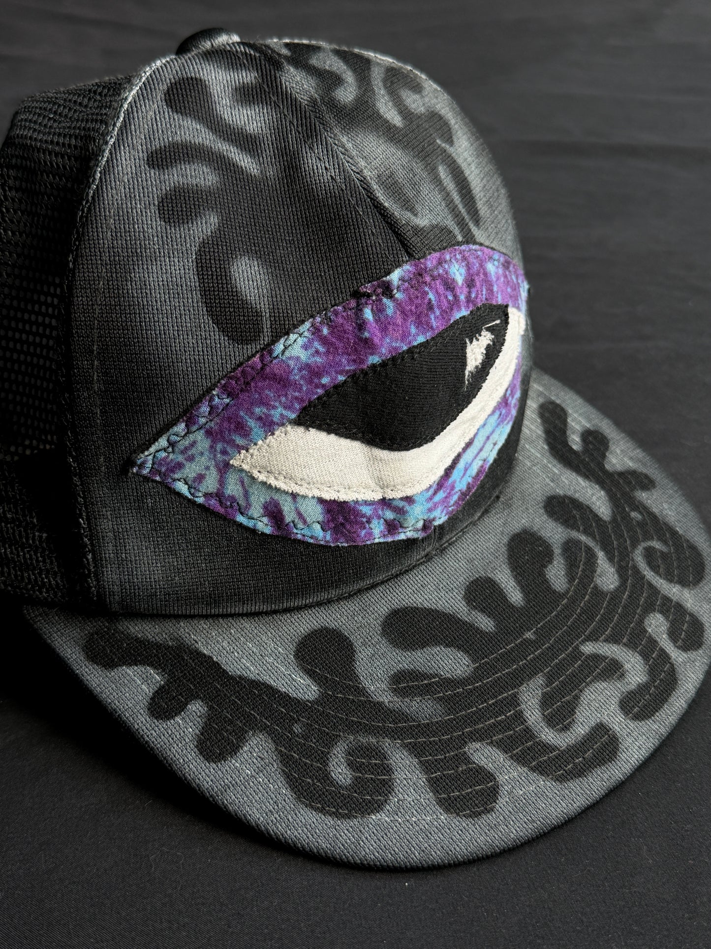Upcycled Eyeball Shape Hat