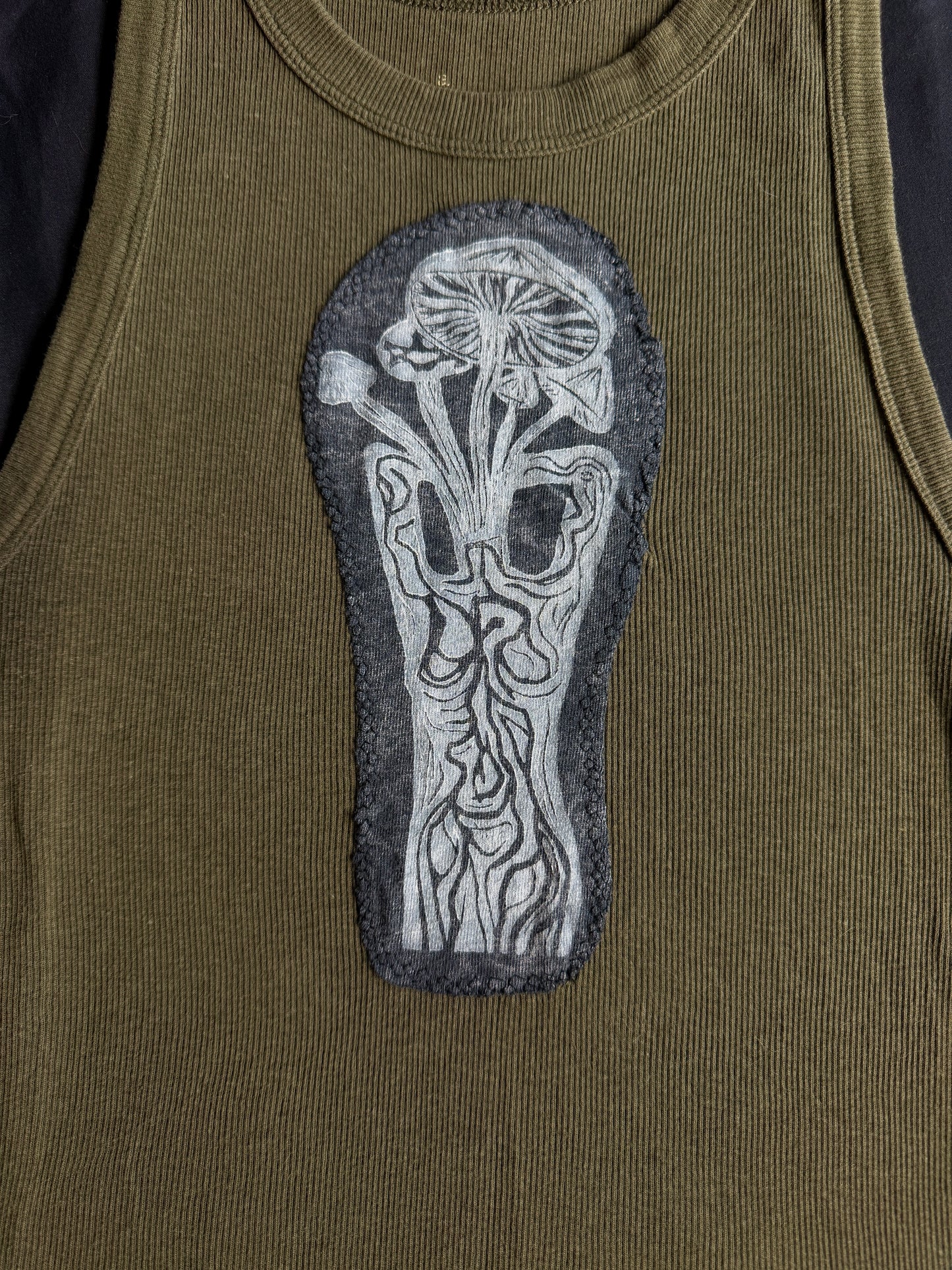 Magic mushroom patch tank top