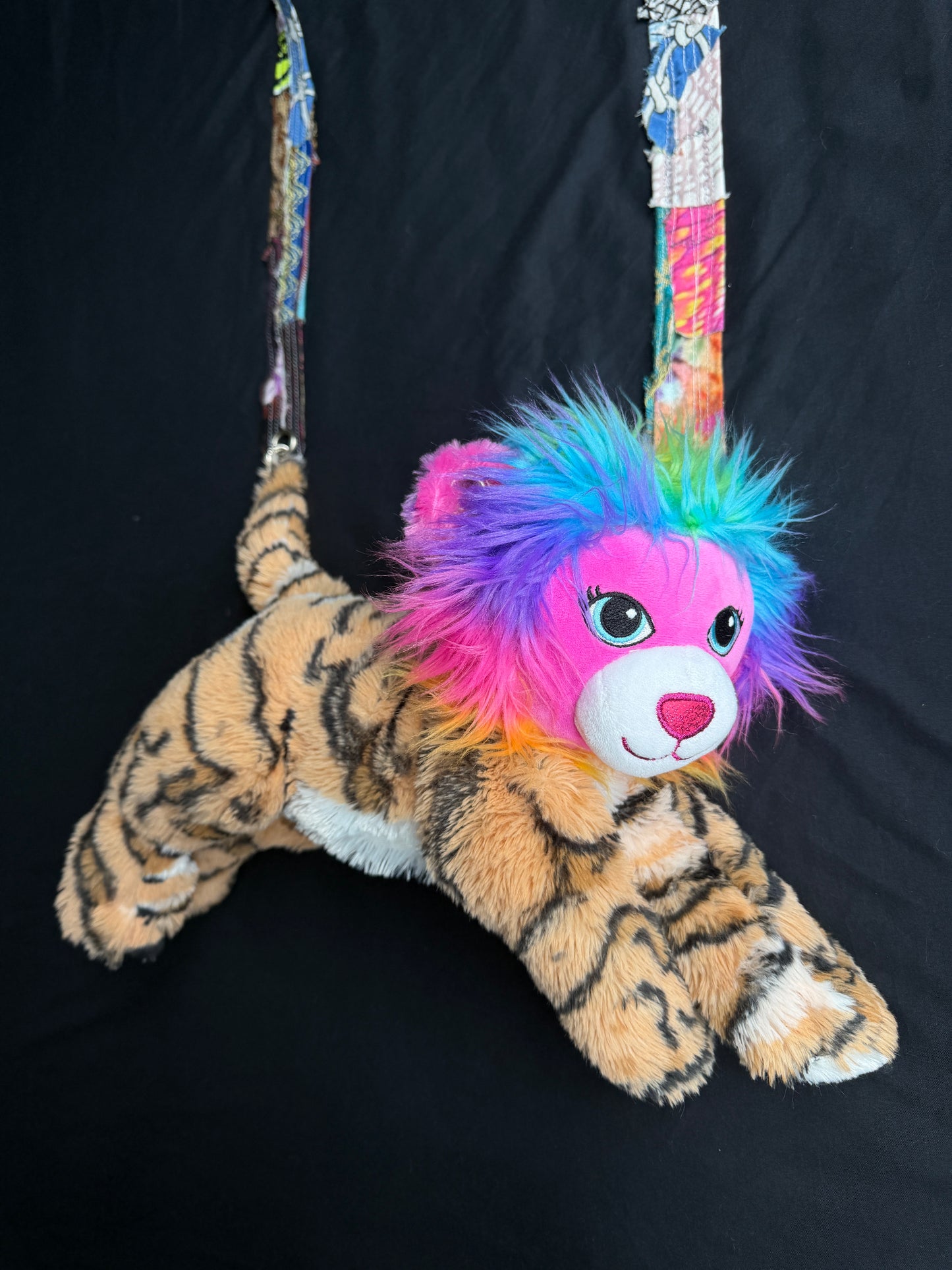 Rainbow lion + tiger hybrid side bag
