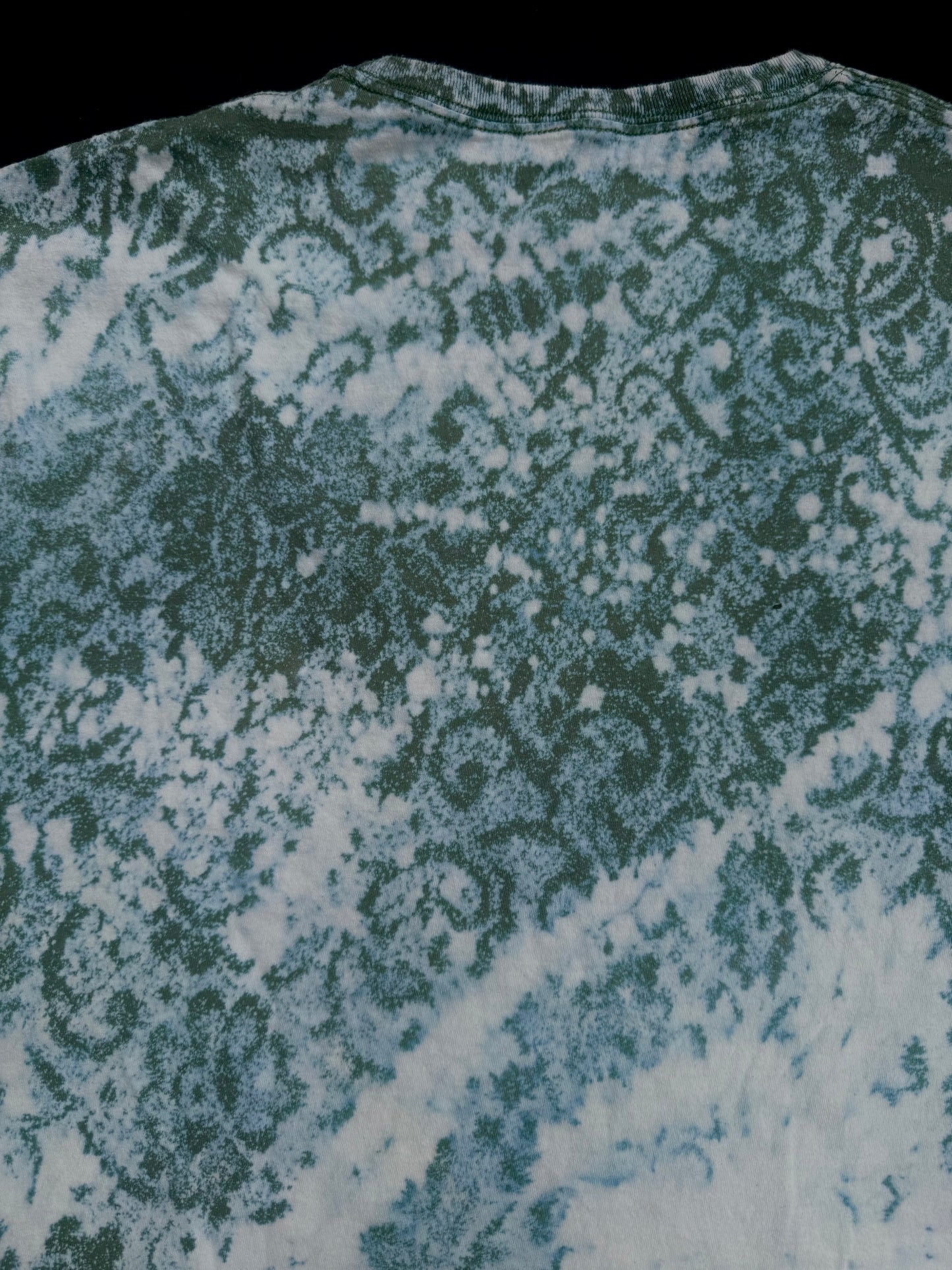 All seeing billy skull bleach dyed t shirt