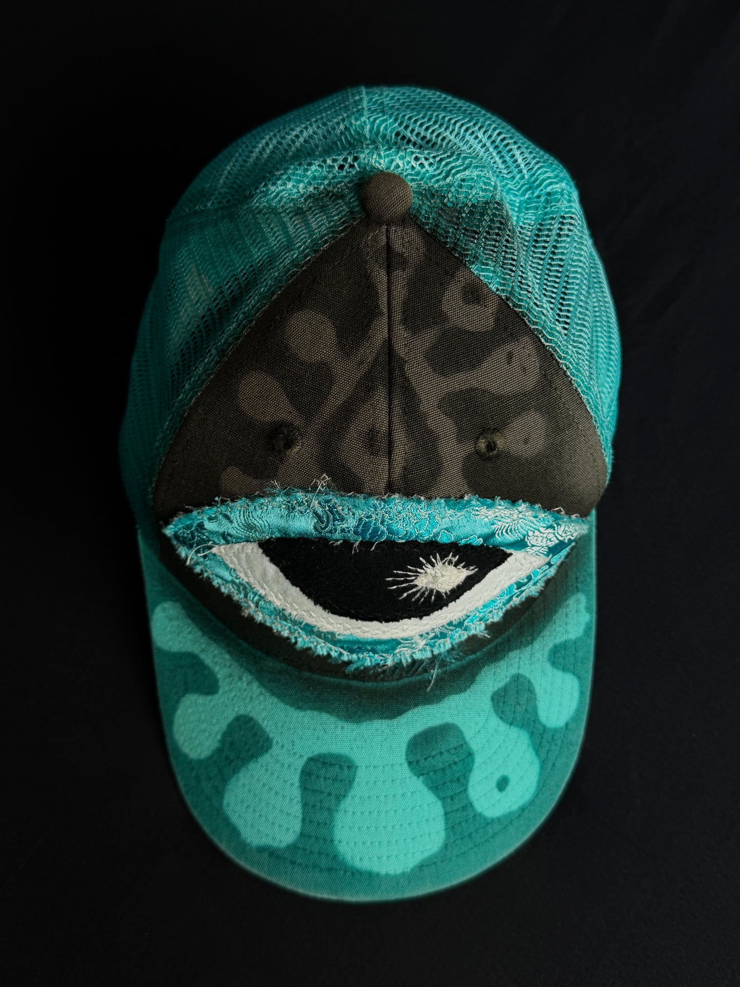 Upcycled Eyeball Shape Hat