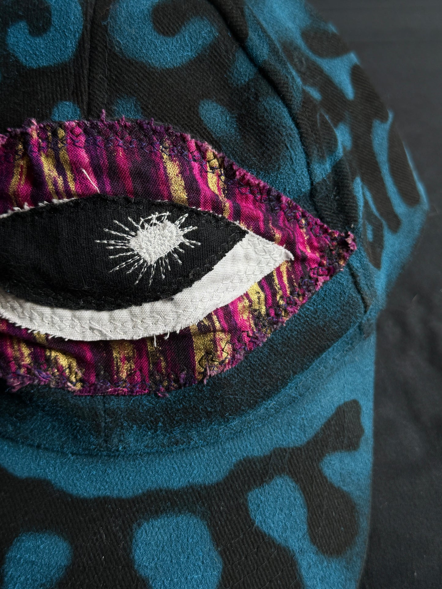 Upcycled Eyeball Shape Hat