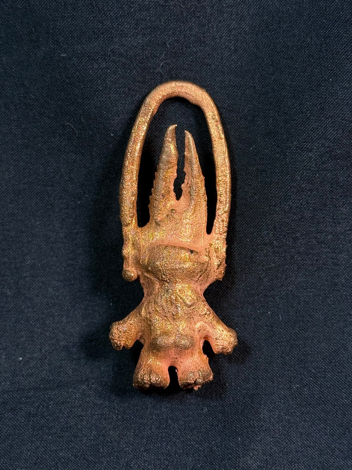 Crab claw troll amulet