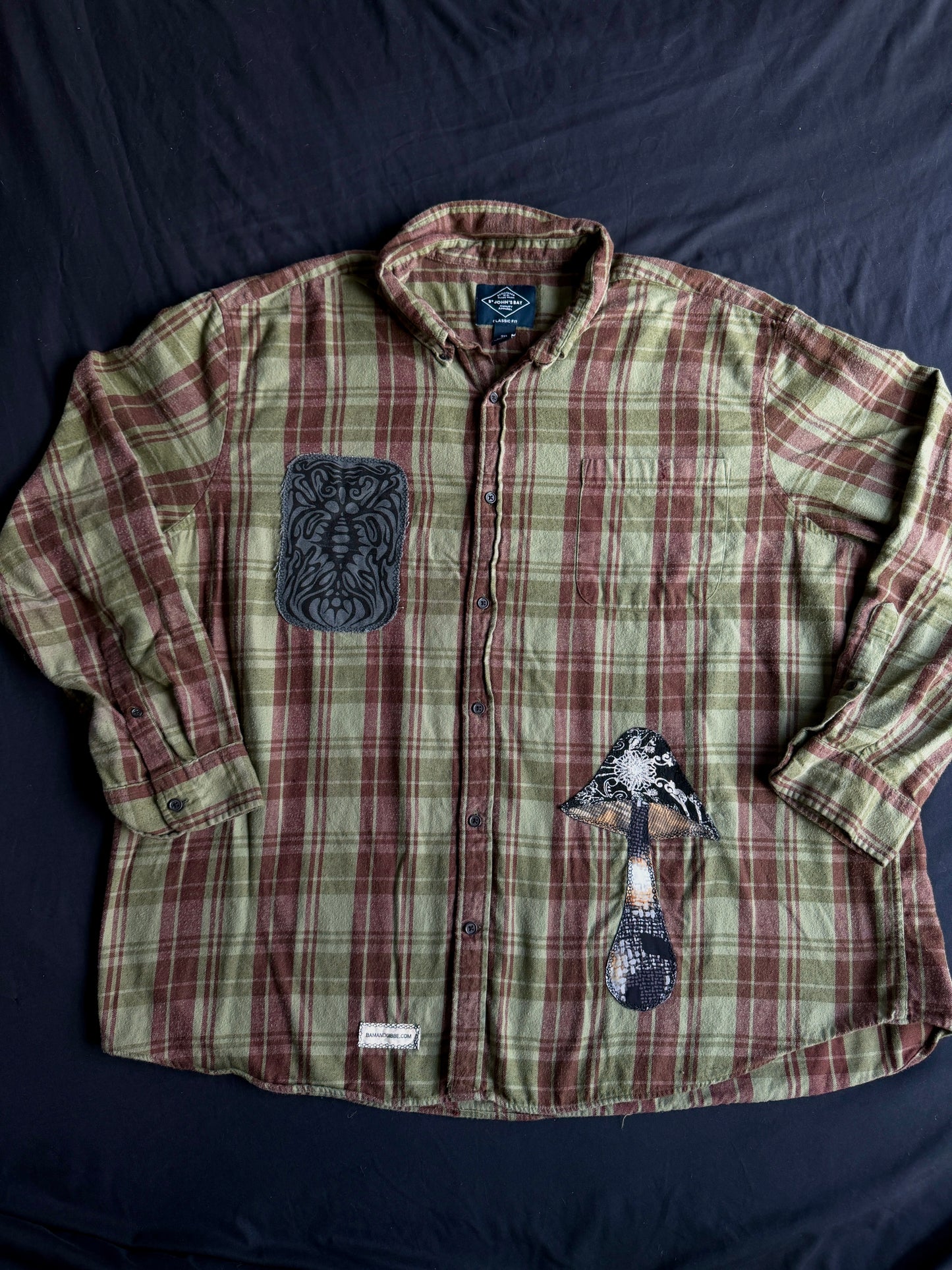 Clown + mushroom + shape flannel