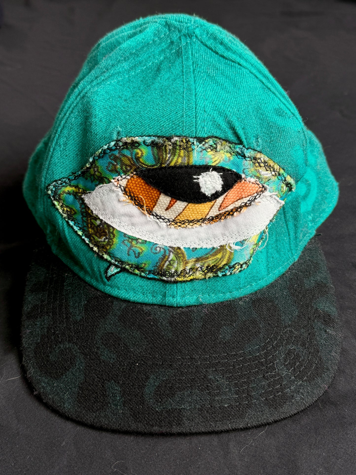 Upcycled Eyeball Sigil Hat