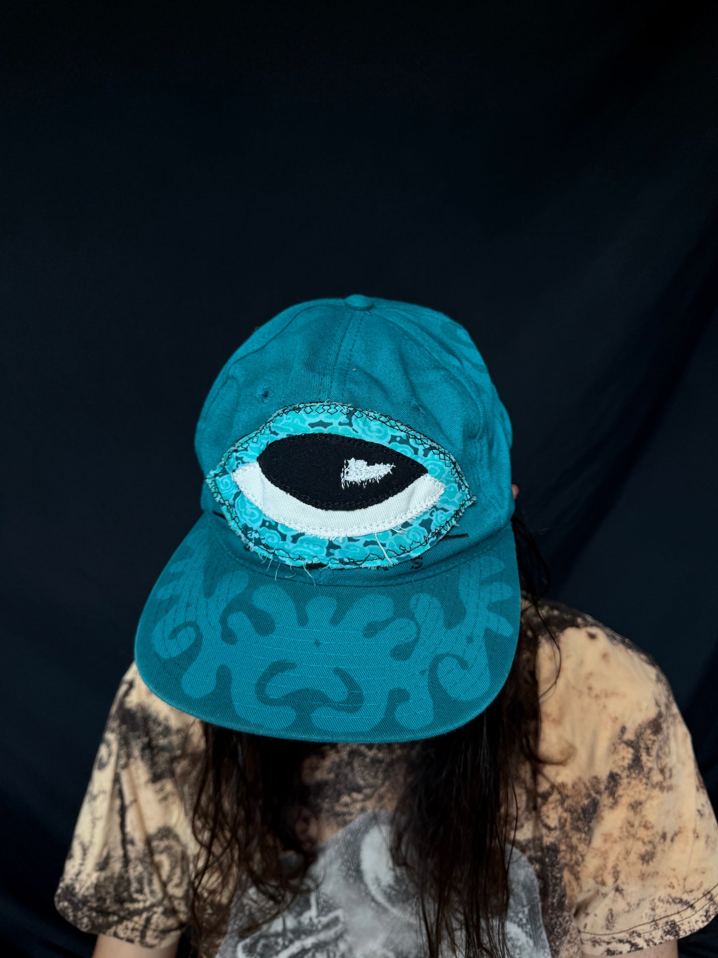 Upcycled Eyeball Sigil Hat