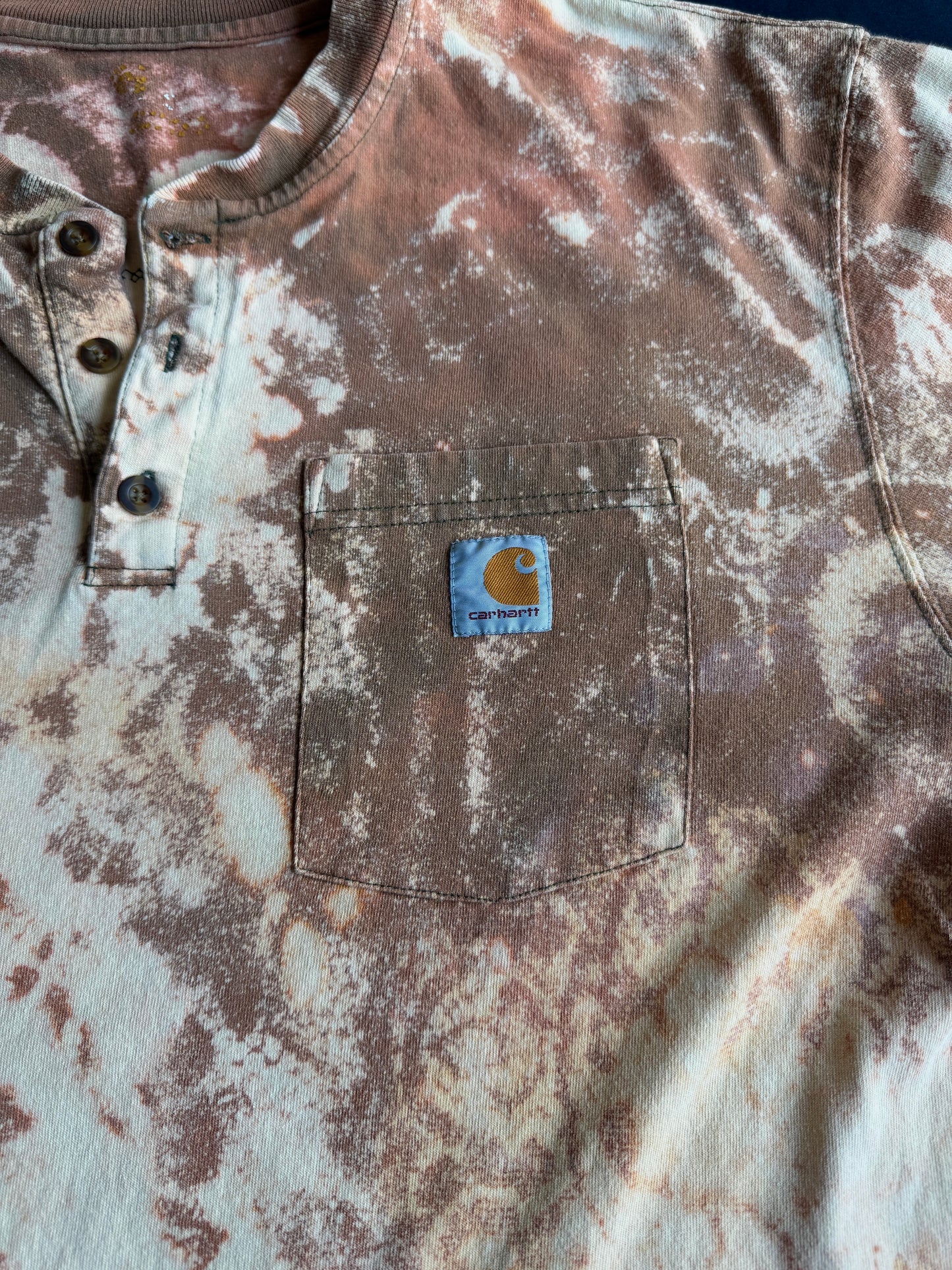 Snail carhartt bleach dyed long sleeve