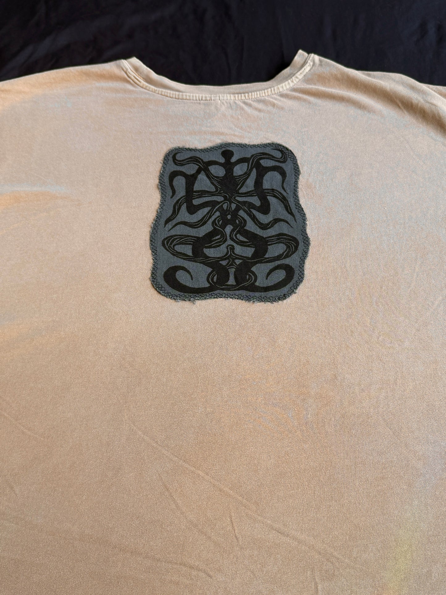 Flail + shape patch shirt