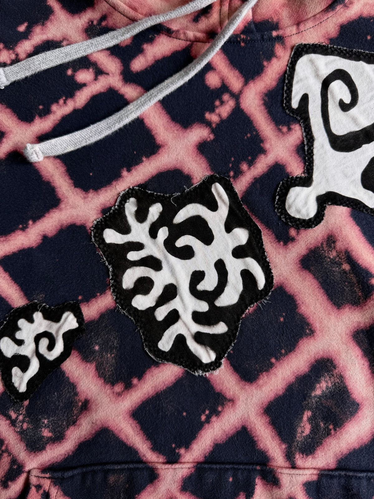 ONI bleach dyed hoodie
