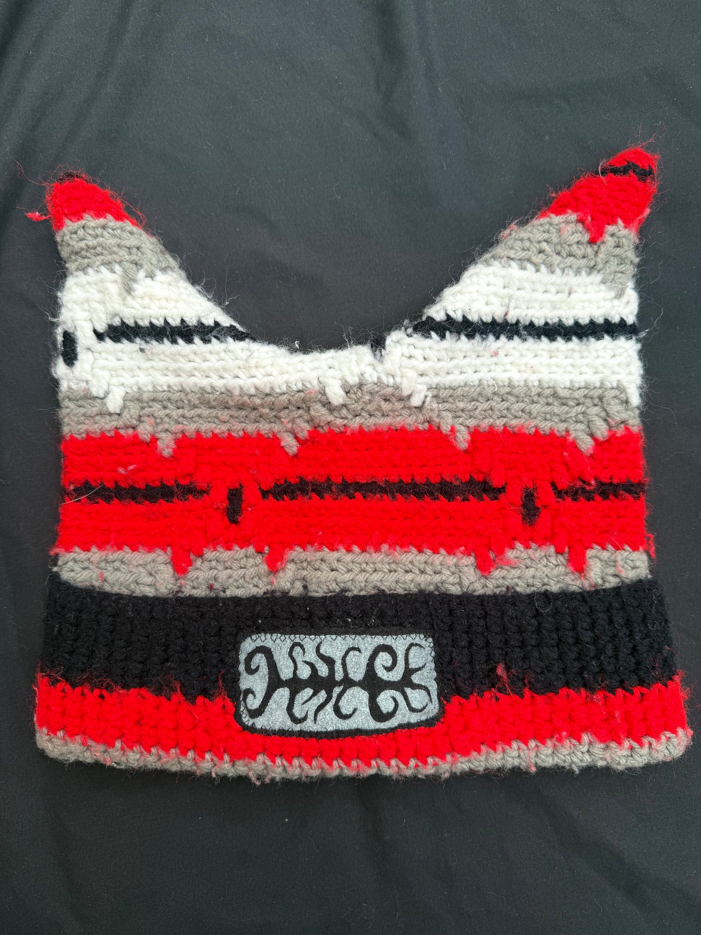 Crochet shape patch hat