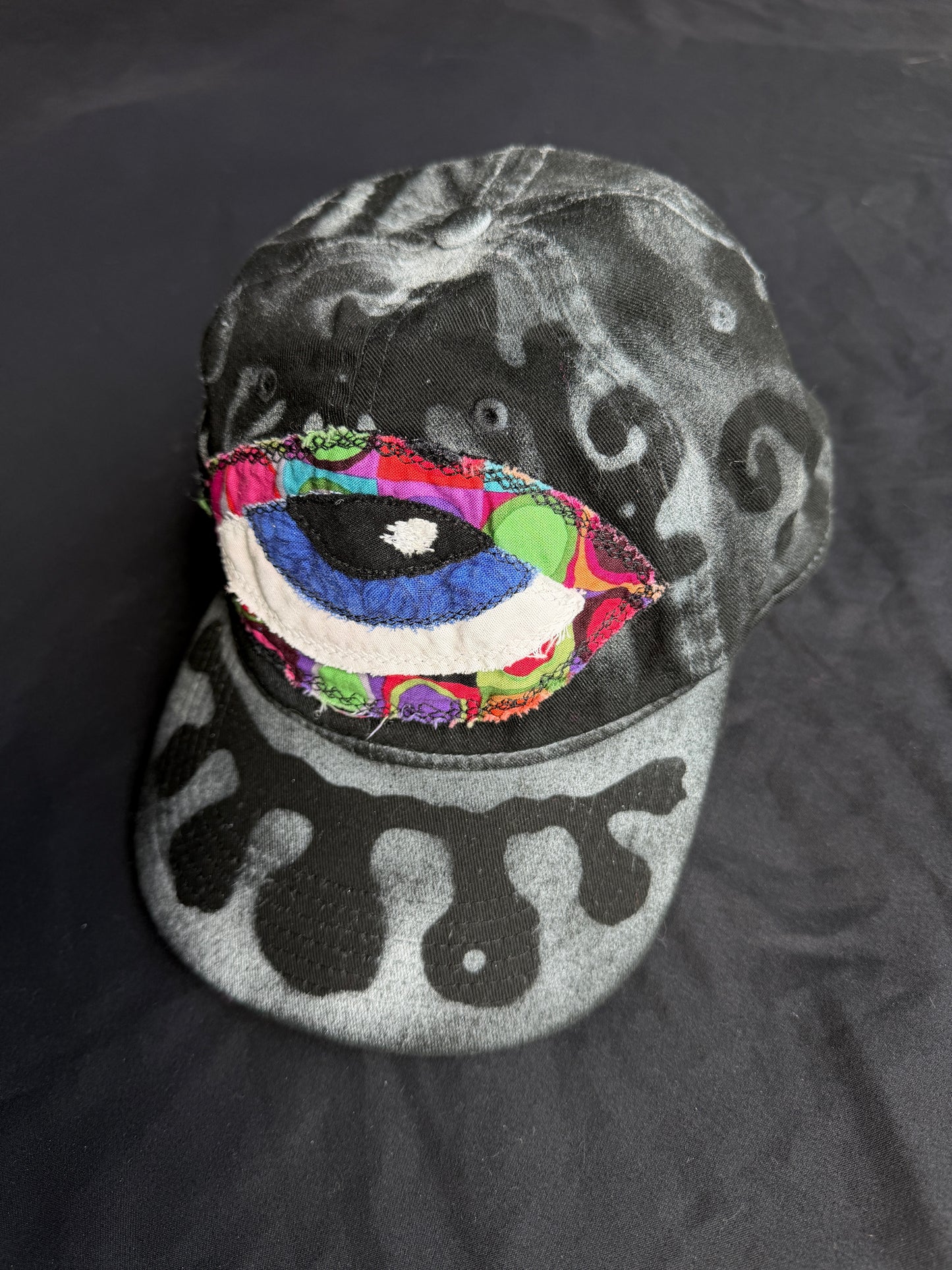 Upcycled Eyeball Shape Hat