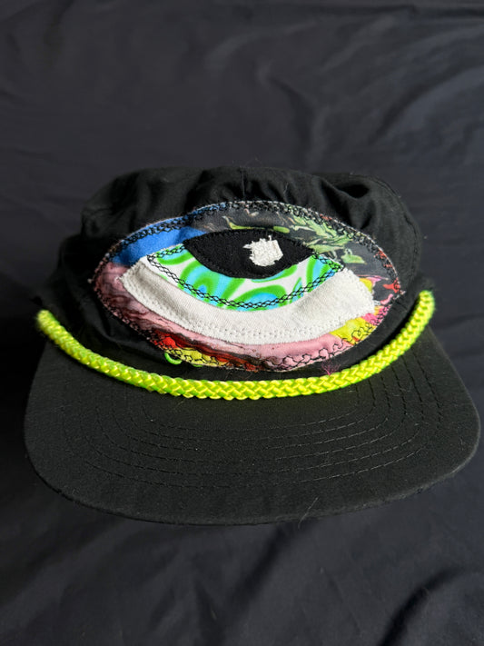 Upcycled Eyeball Hat