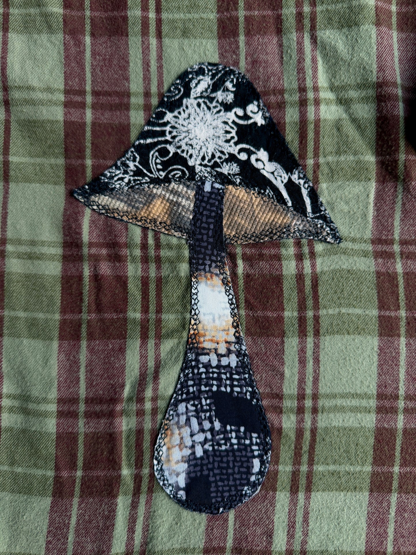 Clown + mushroom + shape flannel
