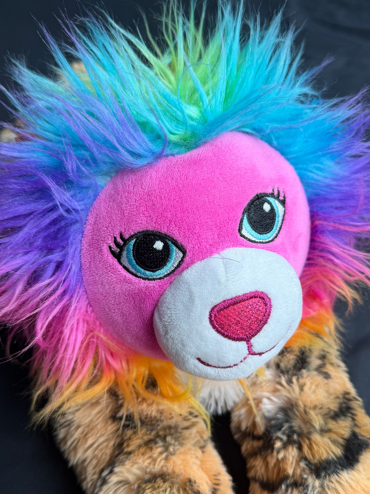 Rainbow lion + tiger hybrid side bag