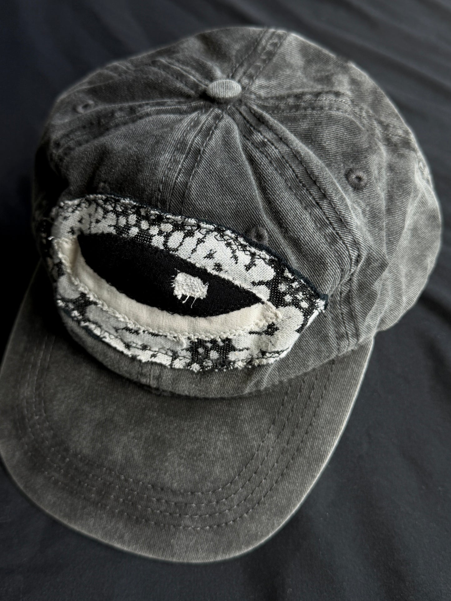 Upcycled Eyeball Shape Hat