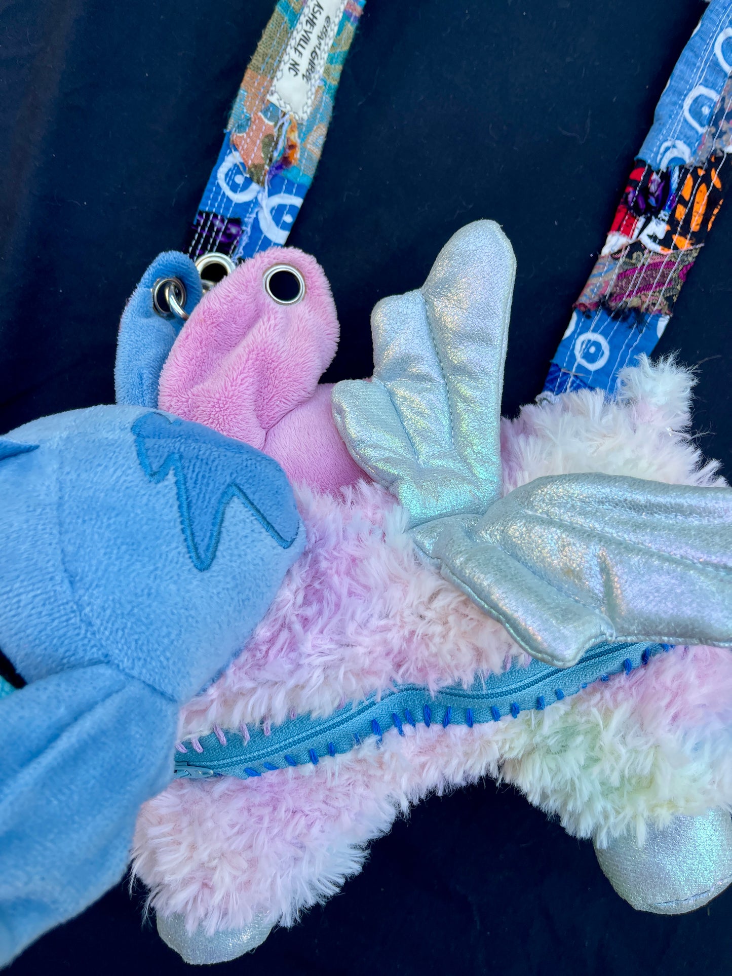 Stitch + Angel double headed hybrid side bag