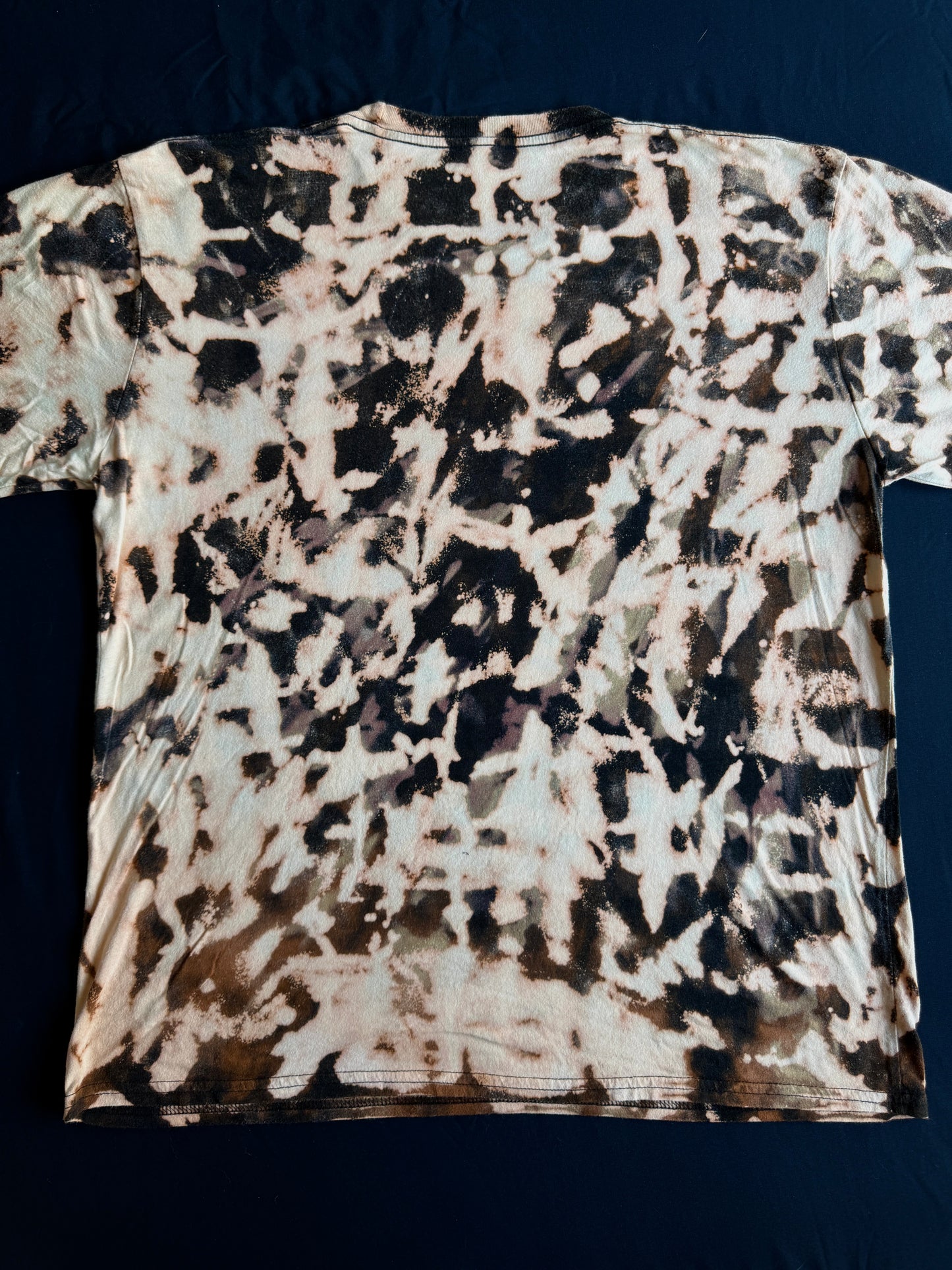 Stealie bleach dyed t-shirt