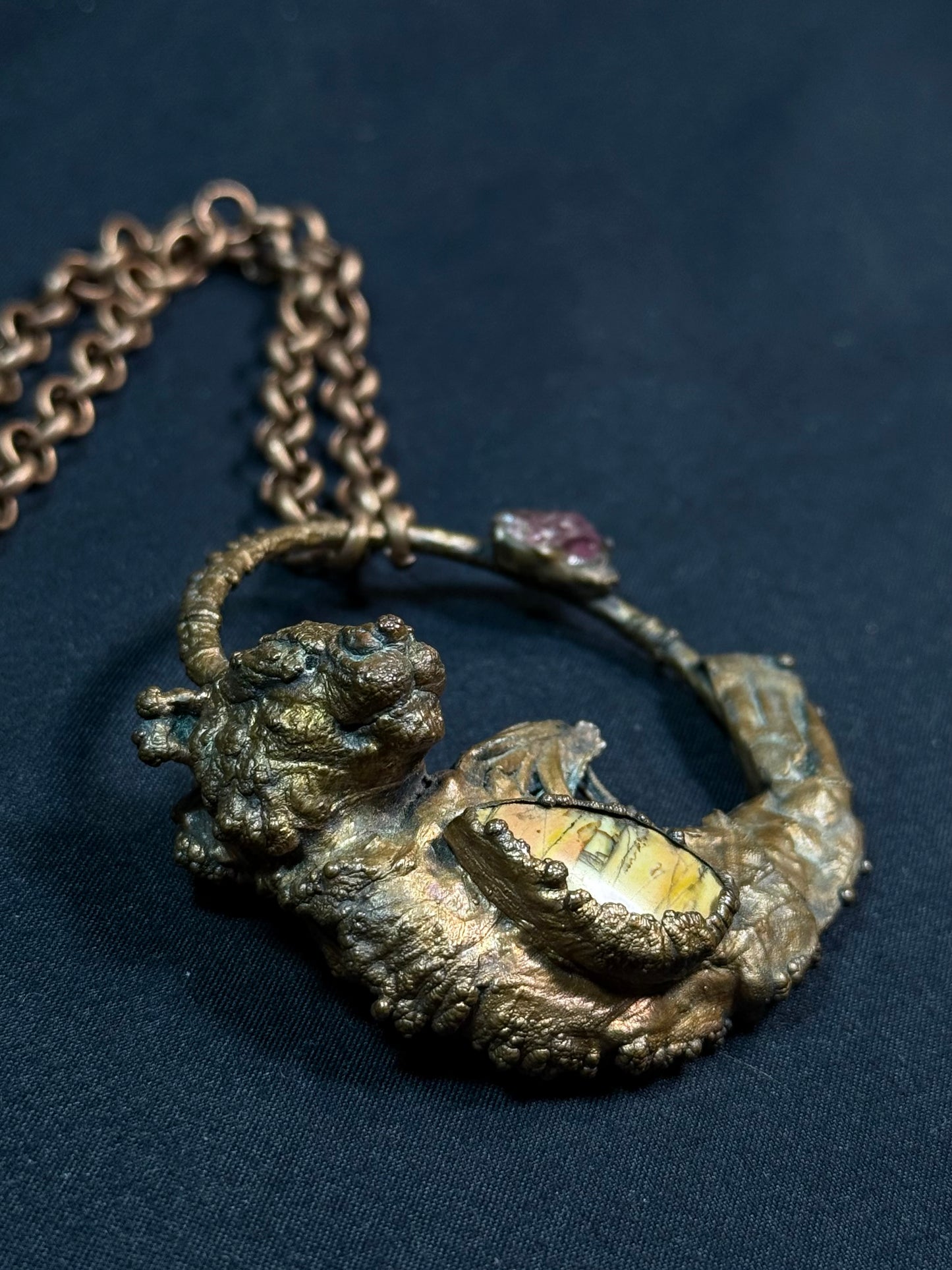 Tiger shrimp amulet
