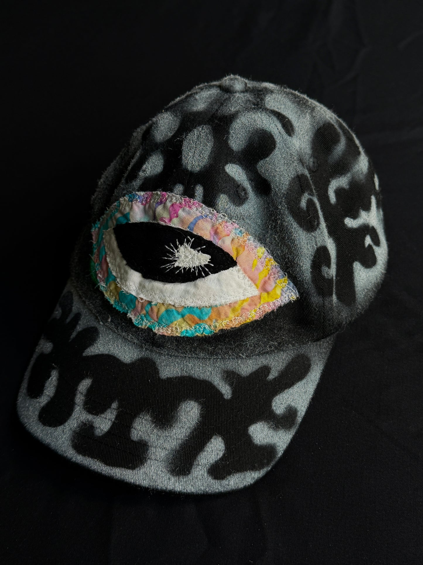 Upcycled Eyeball Shape Hat