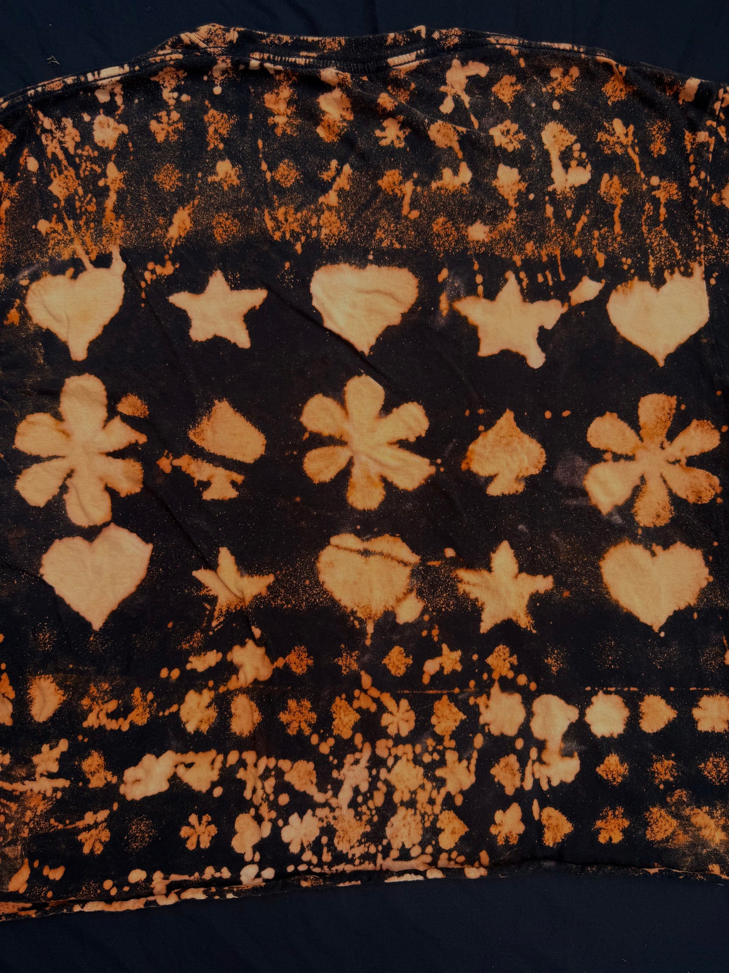 All seeing billy skull bleach dyed t shirt