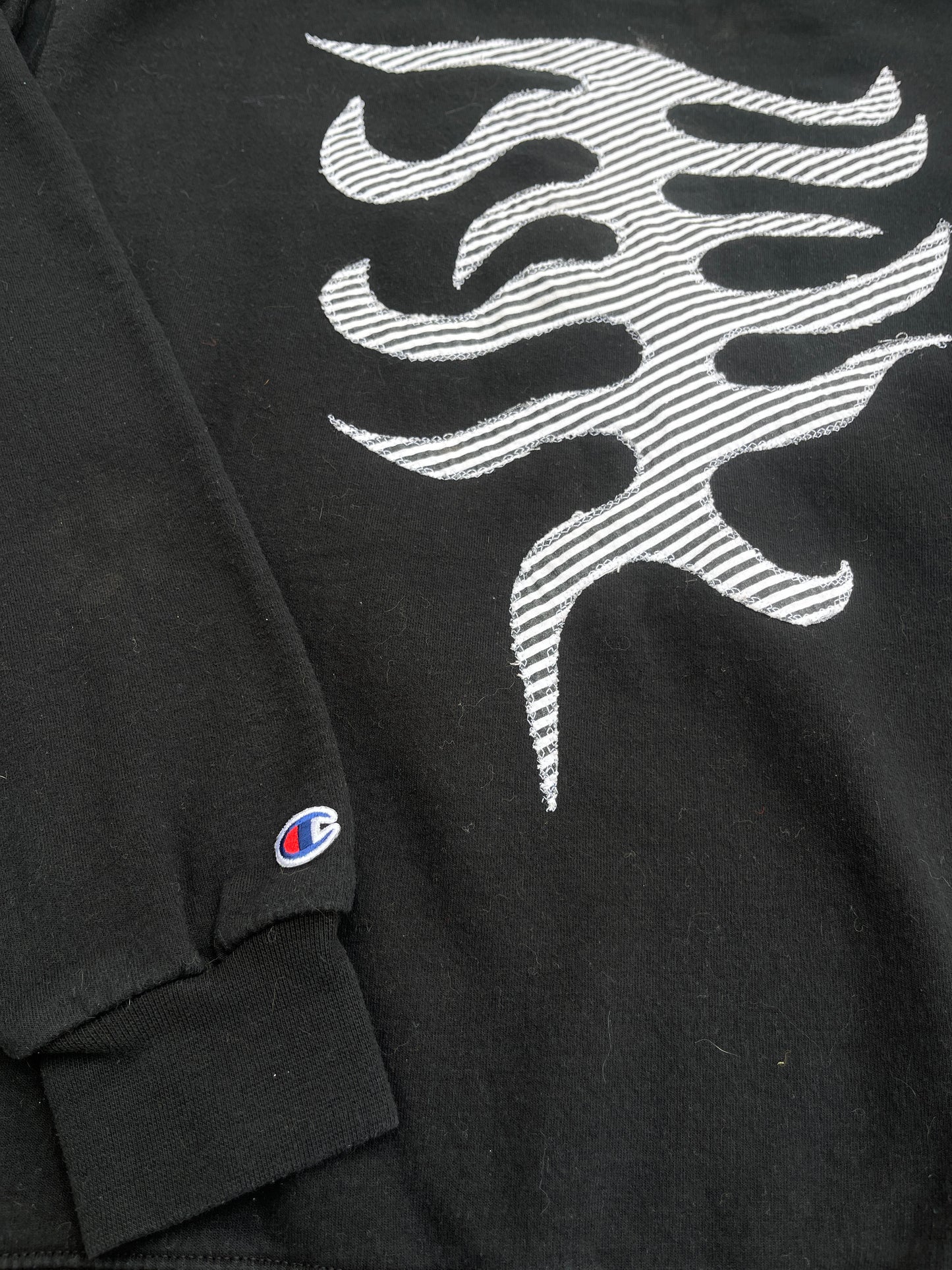 B&W butterfly + spine sweatshirt