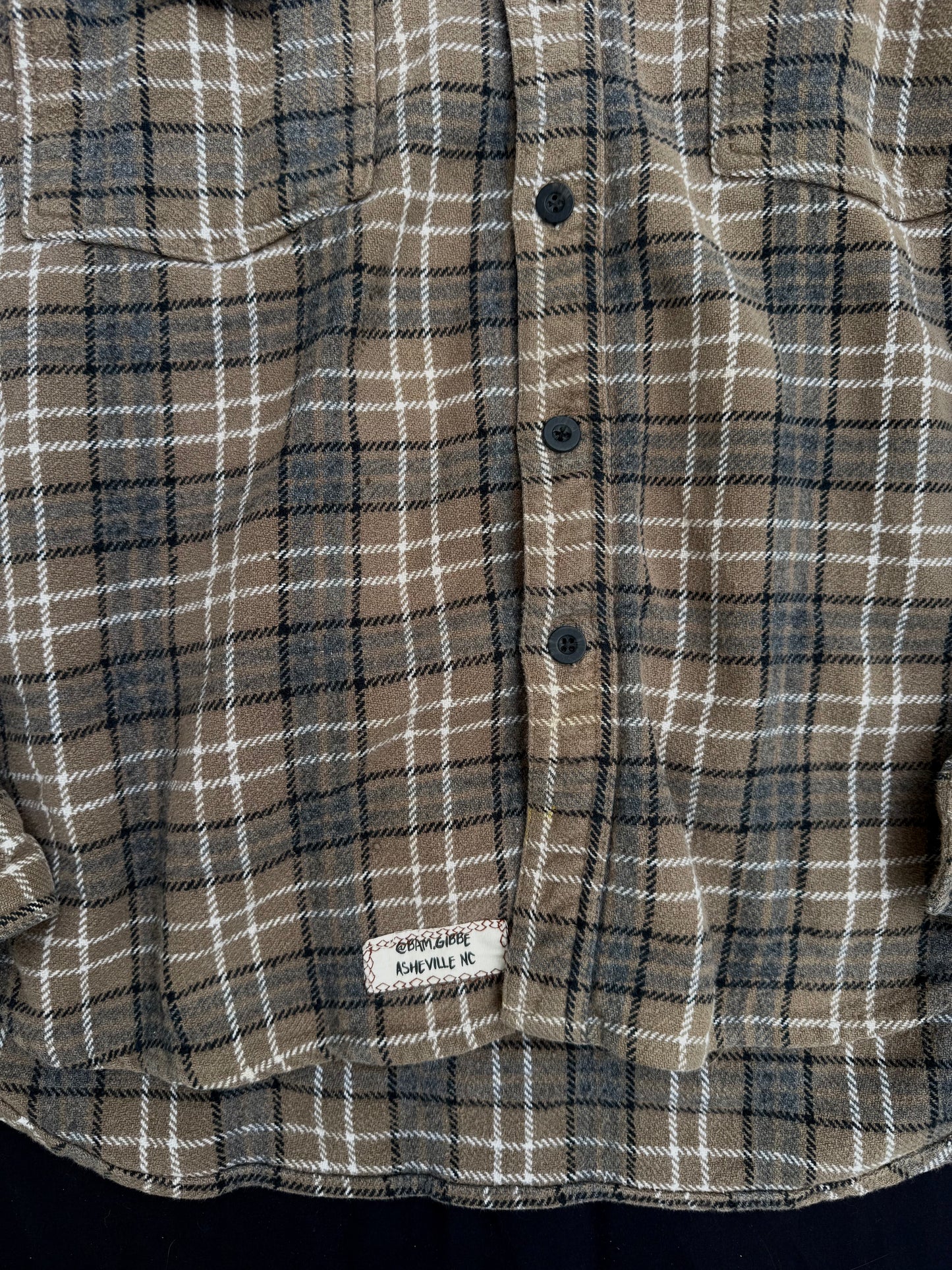 Billy goat scrap patch flannel