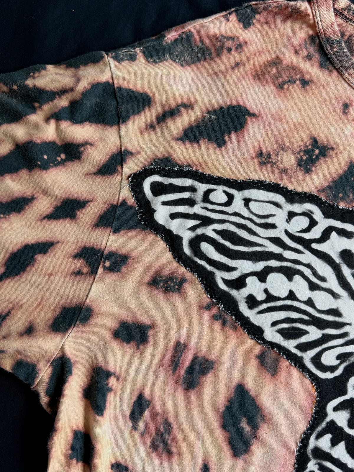 Gremlin bleach dyed t-shirt