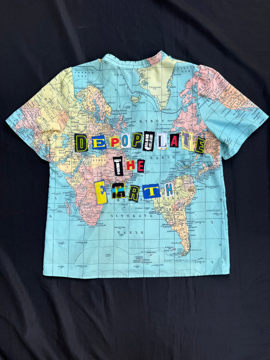 Depopulate the earth t-shirt