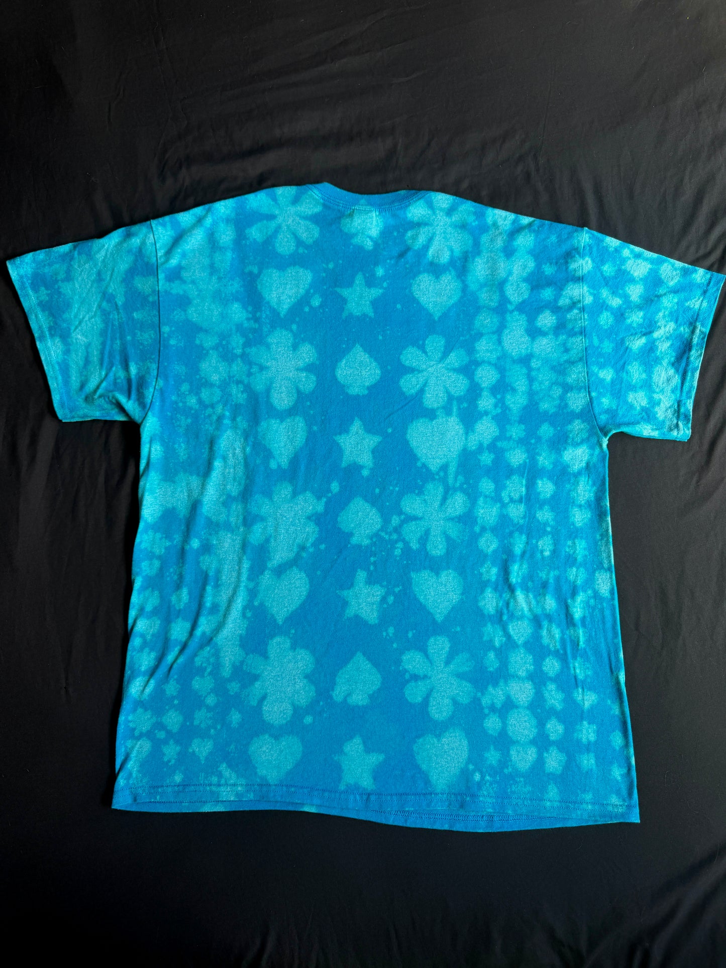 Moon goddess bleach dyed t-shirt