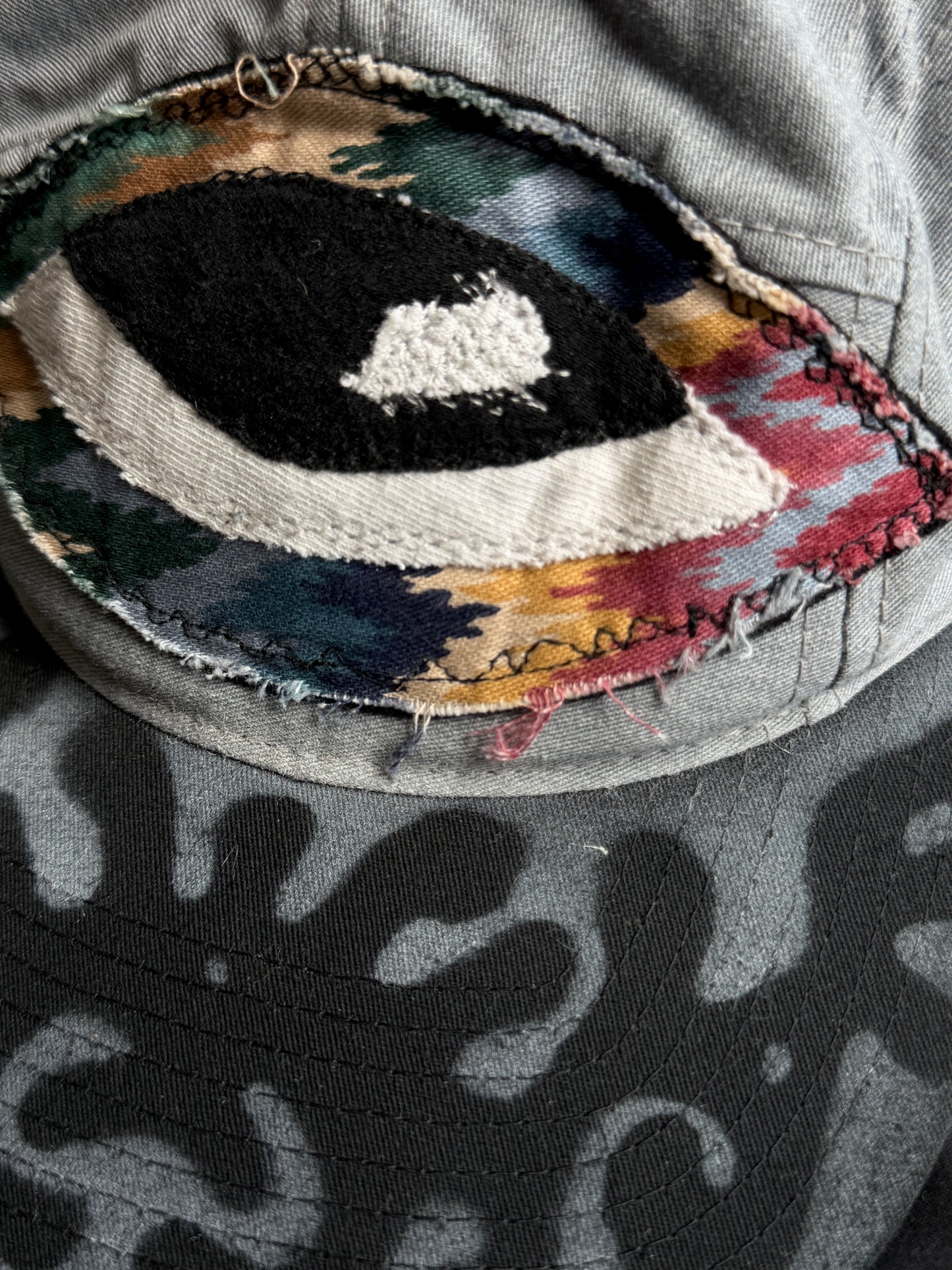Upcycled Eyeball Shape Hat