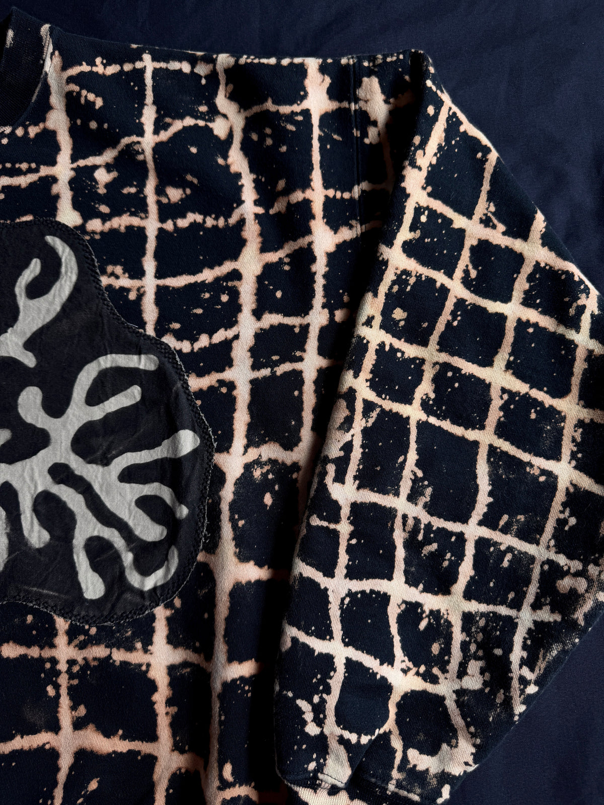 ONI bleach dyed hoodie
